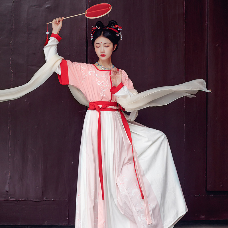 【桃言】汉宫裳影女正品原创襦裙汉服 汉宫裳影汉服