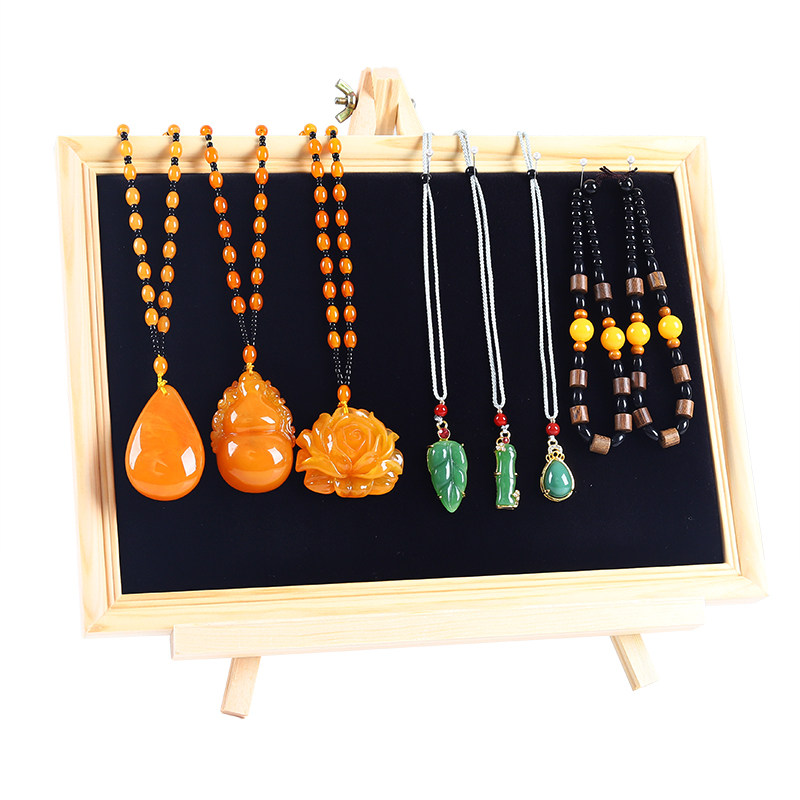 实木相框板挂墙耳环架女家用首饰架收纳耳钉耳饰项链架饰品展示架,淘宝优惠券,粉丝福利购,淘宝优惠卷