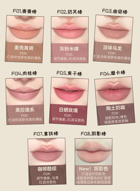 荔萌双头唇线笔勾勒唇形丰唇裸色