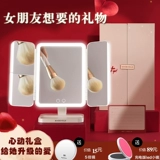 Складывание складывания для простоты с большим настольным зеркалом для спальни зеркало