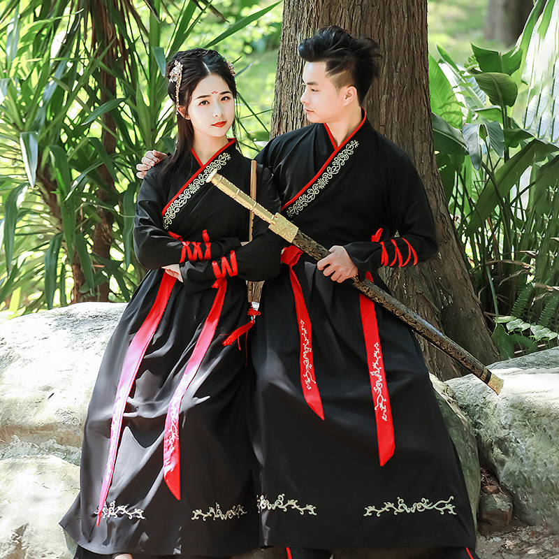 古装女改良汉元素学生团体班服汉服 葵花朴民族服装/舞台装