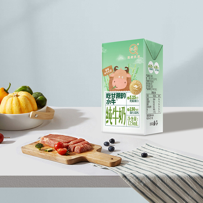 认养水牛奶每盒5.25g乳蛋白