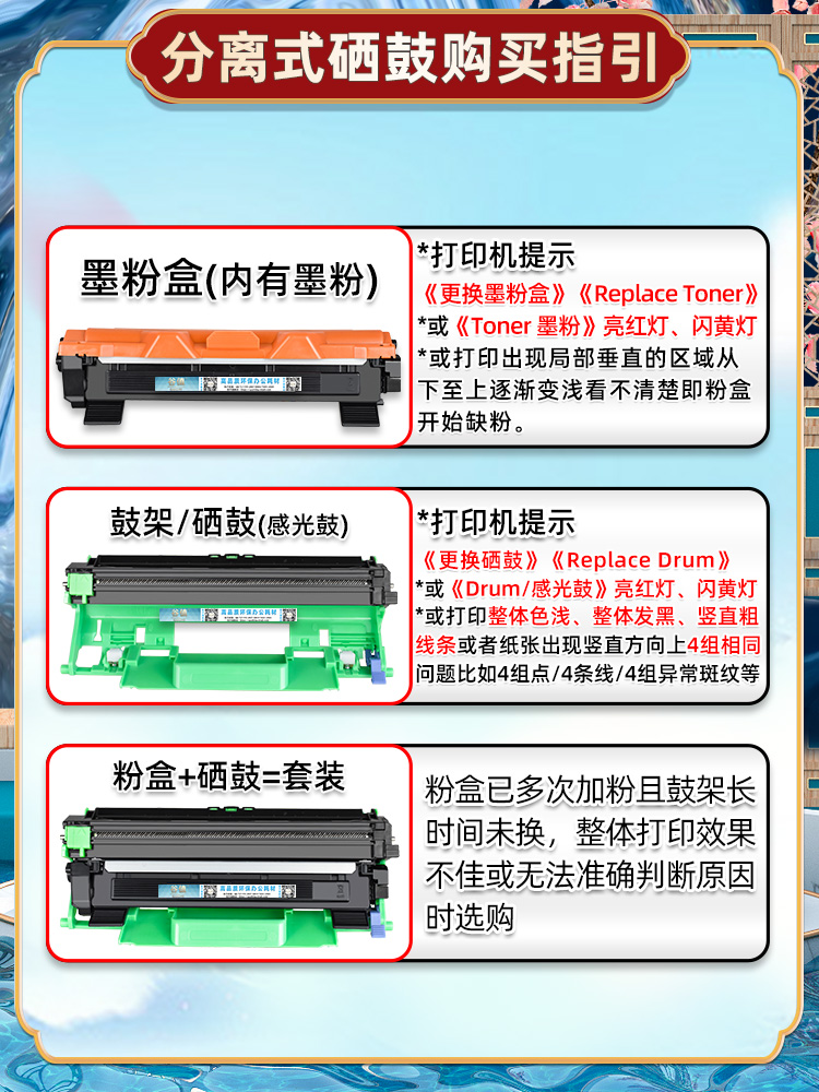 适用联想LT201硒鼓F2070墨20181粉2071盒M7206碳盒7216打7256印72 - 图2