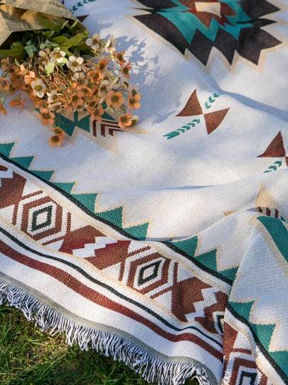 ins ethnic style picnic mat moisture-proof mat thickened outdoor tablecloth floor mat tent camping blanket mat picnic cloth cushion picnic cloth