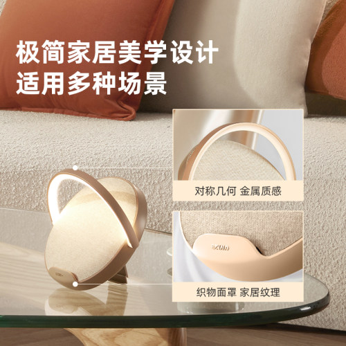 几光雕塑家音箱蓝牙复古音响无线充电氛围灯实用礼物生日新婚乔迁 - 图3