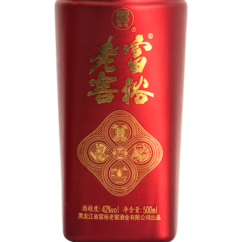 正品富裕老窖白酒42度礼宴白酒500ml/瓶 - 图3