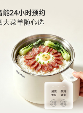 可煲饭煮粥智能316不锈钢小电锅