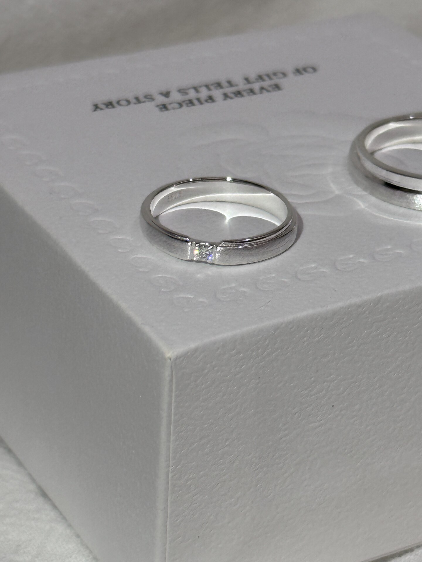 Bell custom/s925 sterling silver closed ring anniversary gift for girlfriend