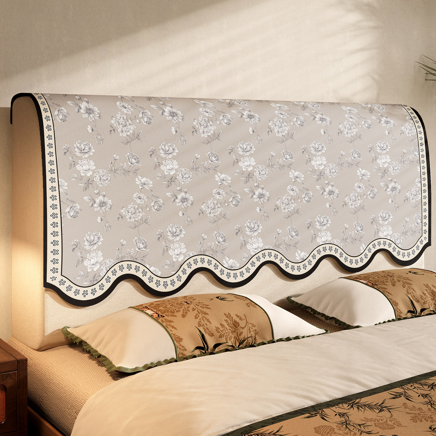 床头靠背盖巾一片式防猫抓2025新款四季通用高级感防尘遮丑神器,淘宝优惠券,粉丝福利购,淘宝优惠卷