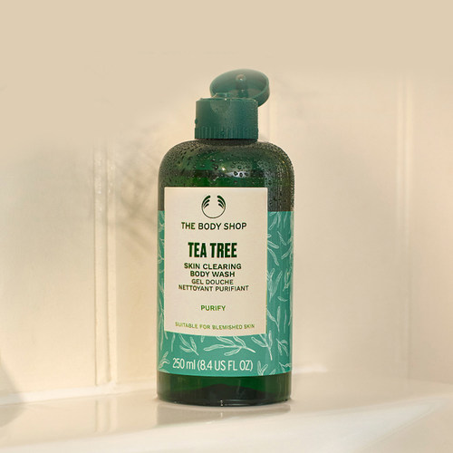 【官方正品】The body shop/美体小铺茶树洁肤沐浴露清新润肤补水 - 图1