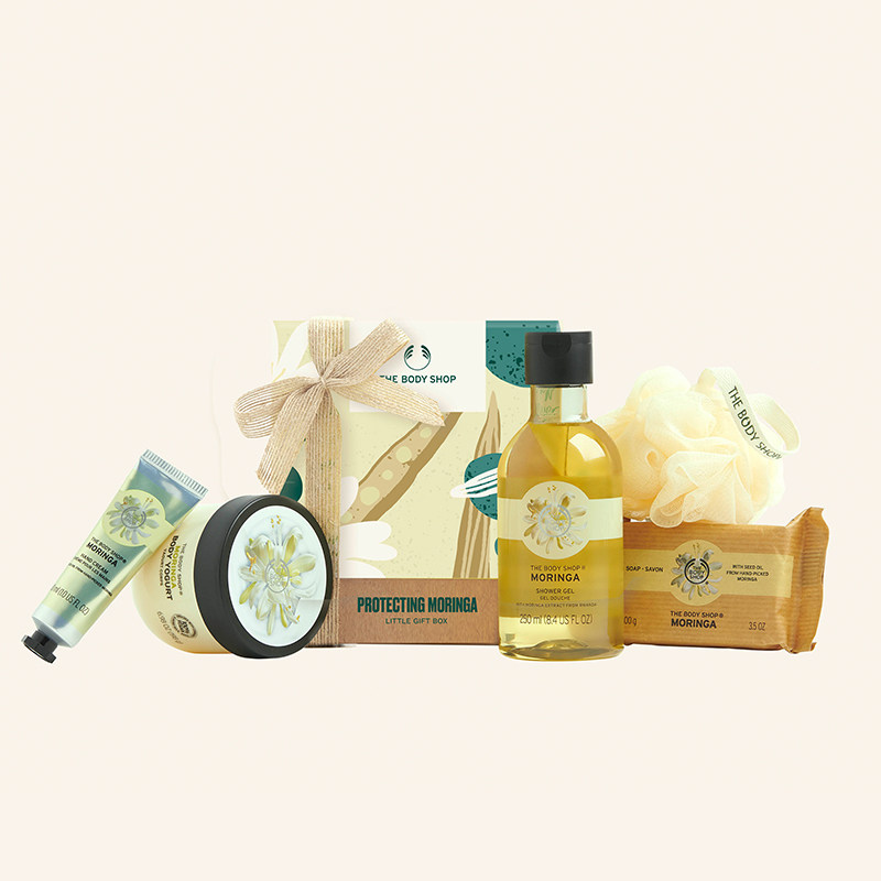 thebodyshop辣木身体护理全套礼盒 TheBodyShop海外身体乳/霜