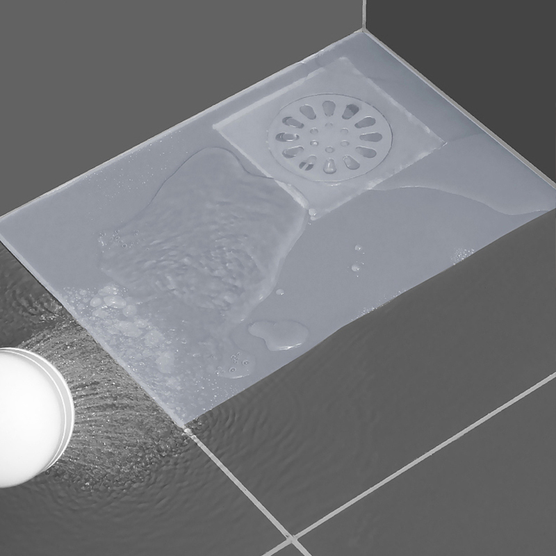 下水道防臭盖管道封口盖卫生间地漏防臭器神器地漏盖片方形硅胶贴 - 图0