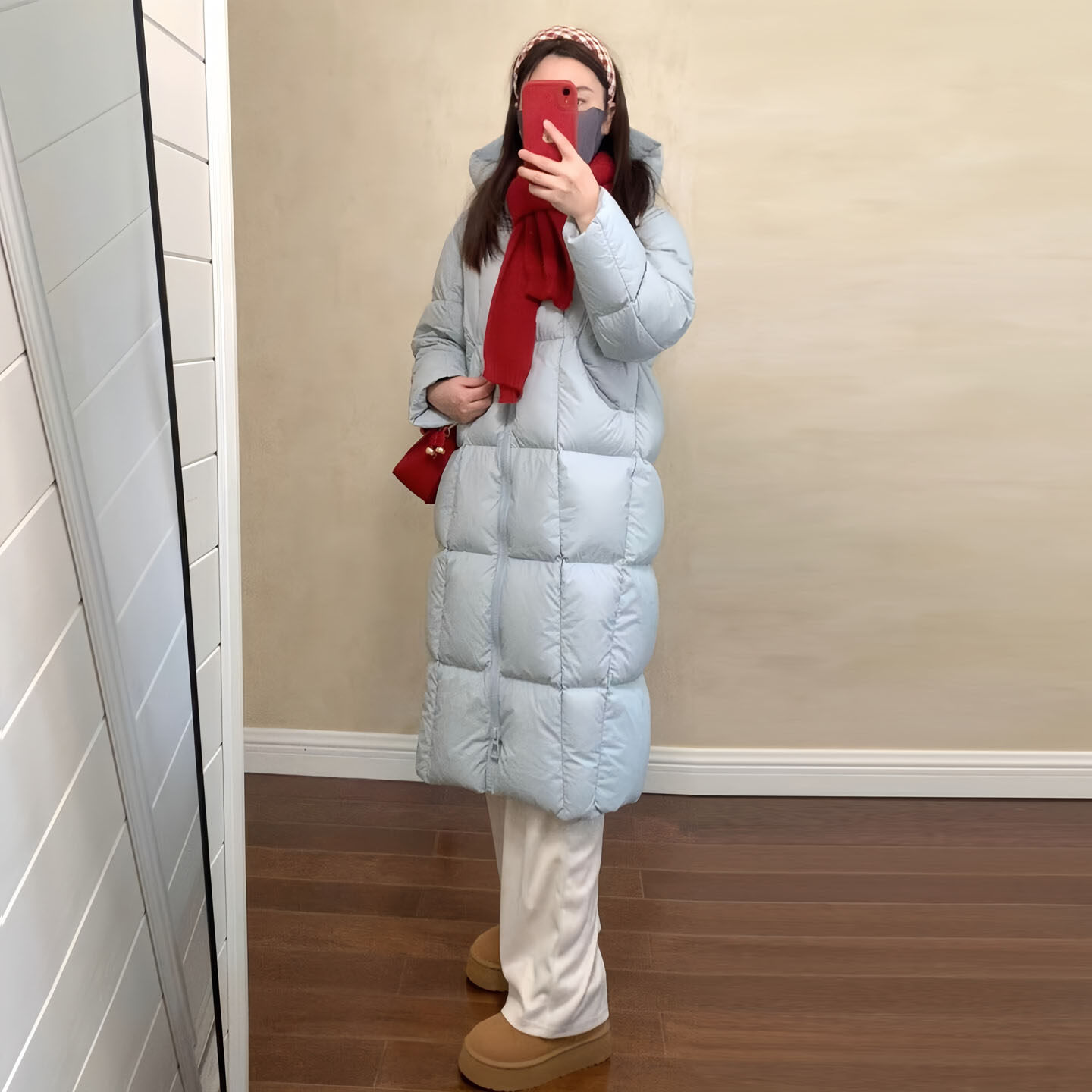 韩国高级感长款过膝连帽羽绒棉袄女冬2025年巨好看超火洋气面包服,淘宝优惠券,粉丝福利购,淘宝优惠卷