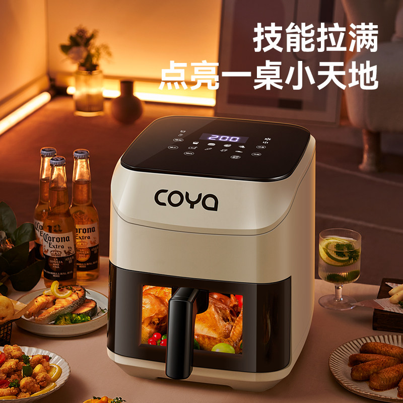 德国家用2023新款可视一体机炸锅 coya空气炸锅