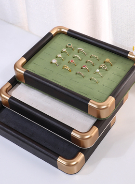 高档复古大容量多位首饰展示盘