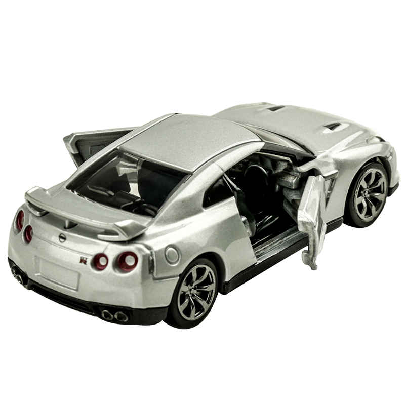 TOMY多美卡合金小汽车模型玩具旗舰版黑盒TP17尼桑GT-R跑车933915 - 图2