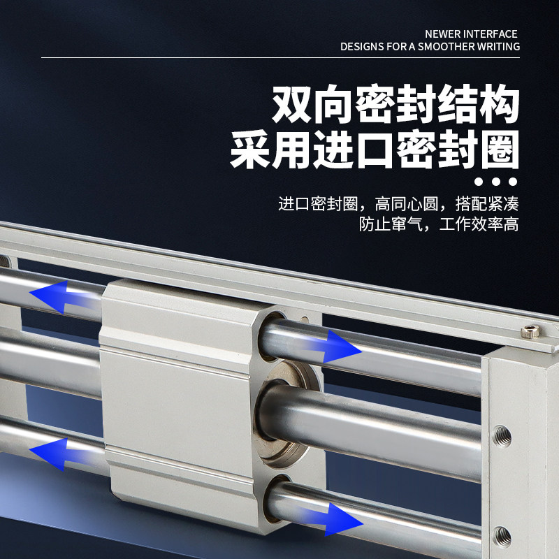 气缸疯抢亚德客型磁耦式无杆RMT16-20/25324高精度耐用现货长行程,淘宝优惠券,粉丝福利购,淘宝优惠卷