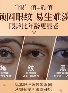 北京同仁堂内廷上用龙胆眼霜保湿抗皱滋润紧致淡化眼纹官方正品