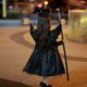 Halloween children's costume black wing dress