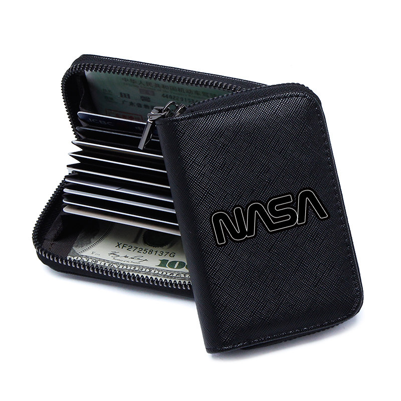 潮牌nasa联名卡包男士大容量名片包 maburaho卡包
