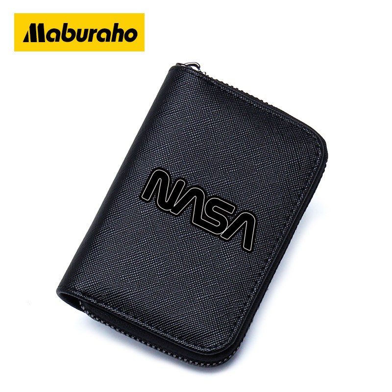 潮牌nasa联名卡包男士大容量名片包 maburaho卡包