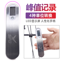 Archery electronic scale measuring instrument with balance value display overlay inverted straight pull traditional American hunting bow universal pound gauge
