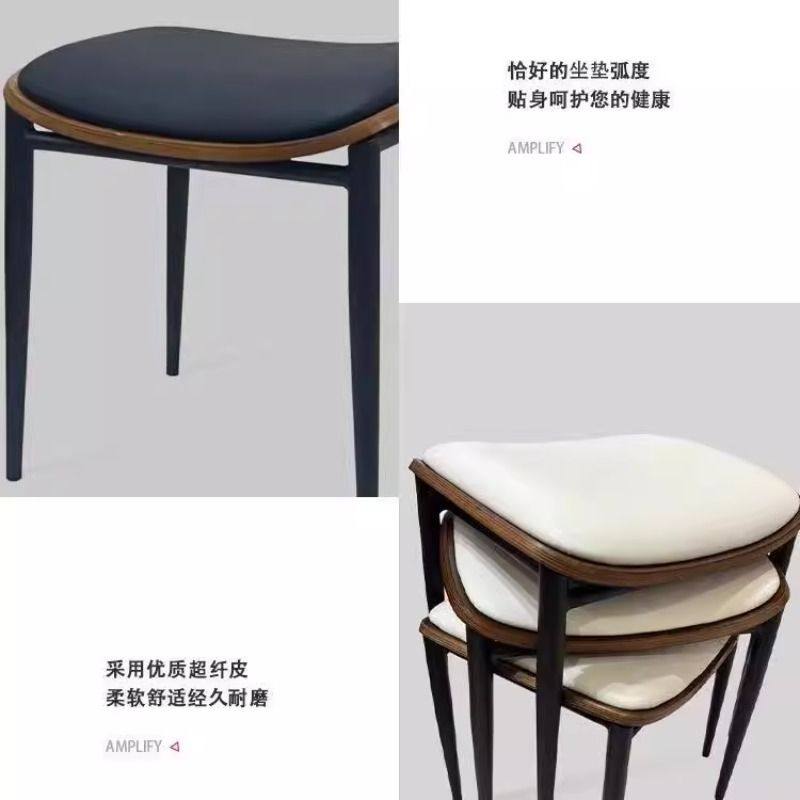 现代简约伊姆斯餐椅中古风小户型家用可叠放方凳板凳餐桌备用凳子,淘宝优惠券,粉丝福利购,淘宝优惠卷