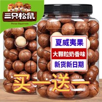 (Three Squirrels _ Hawaiian Fruits) 500g Large Grain Canned Cream Nuts Dried Fruits 50g Preferential Limited Clothing
