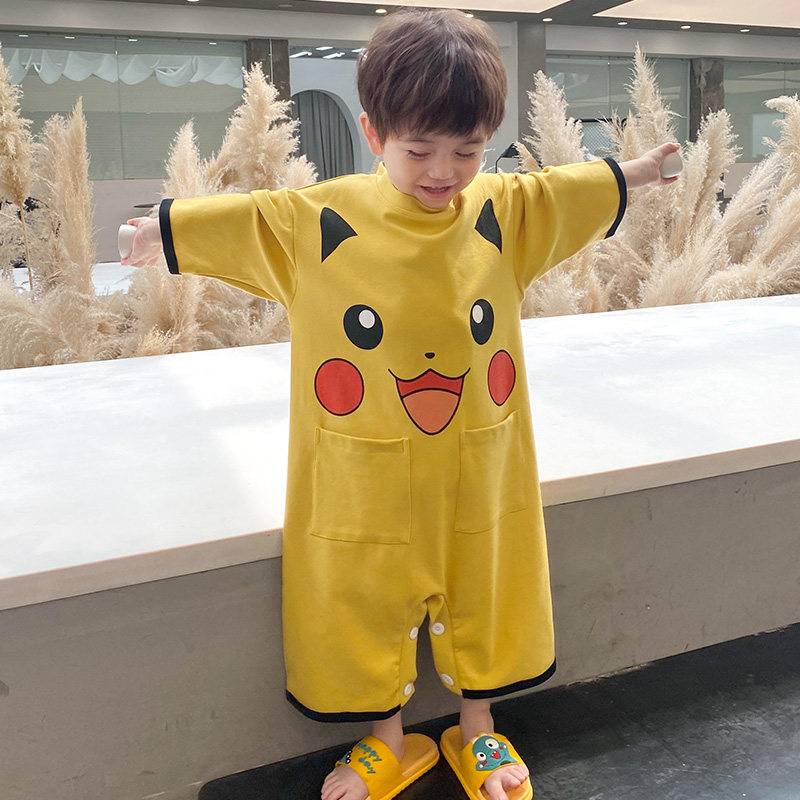 宝宝连体小男孩长袖春秋季亲肤睡衣 冉影睡衣/家居服套装