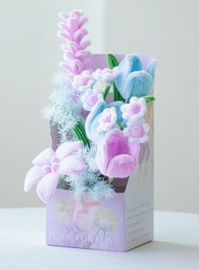 扭扭棒手工花伴手礼成品