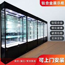 Glass Display Cabinet Handmade Home Commercial Display Cabinet Trophy Medal Display Cabinet Gift Products Cabinet Sample Display