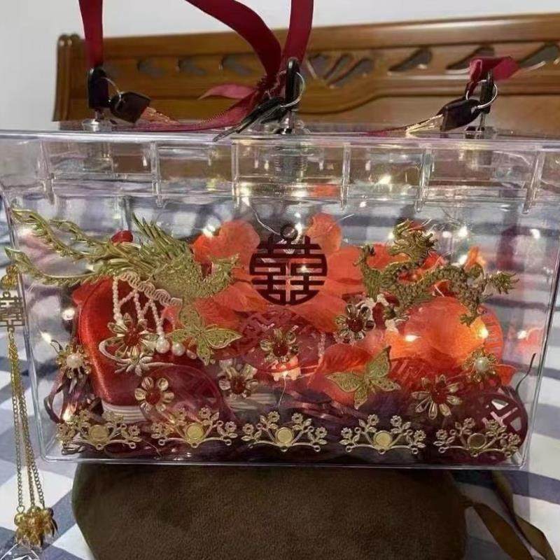 婚鞋盒带锁藏鞋盒神器接亲道具盒子新郎游戏整蛊堵门婚礼搞笑创意,淘宝优惠券,粉丝福利购,淘宝优惠卷