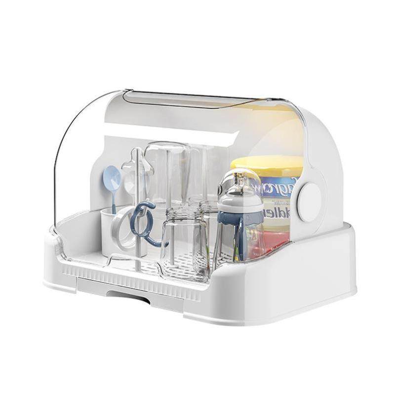 奶瓶收纳盒沥水防尘收纳箱婴儿专用宝宝餐具辅食晾干沥水架储物柜,淘宝优惠券,粉丝福利购,淘宝优惠卷