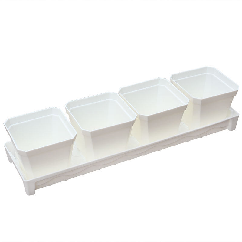 艺术秀园艺多肉接水盒花架细长收纳盆栽窗台托盘桌面阳台接水盆托,淘宝优惠券,粉丝福利购,淘宝优惠卷