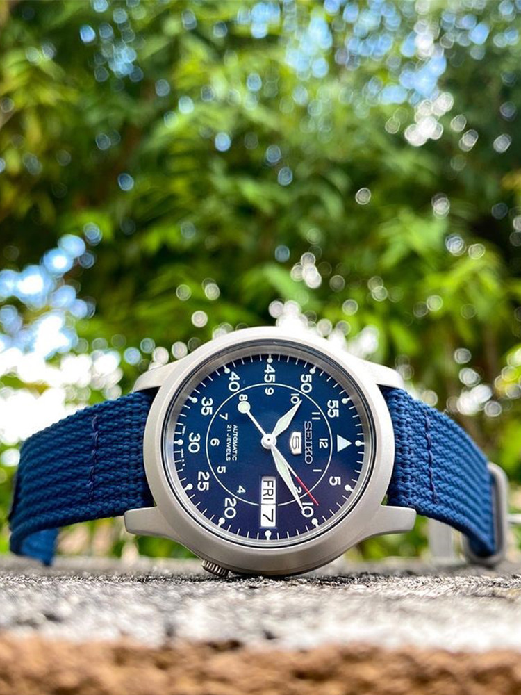 SEIKO精工5号手表男自动机械表帆布带夜光男表SNK809K2 光明战将 SEIKO精工5号手表男自动机械表帆布带夜光男表SNK809K2 光明战将