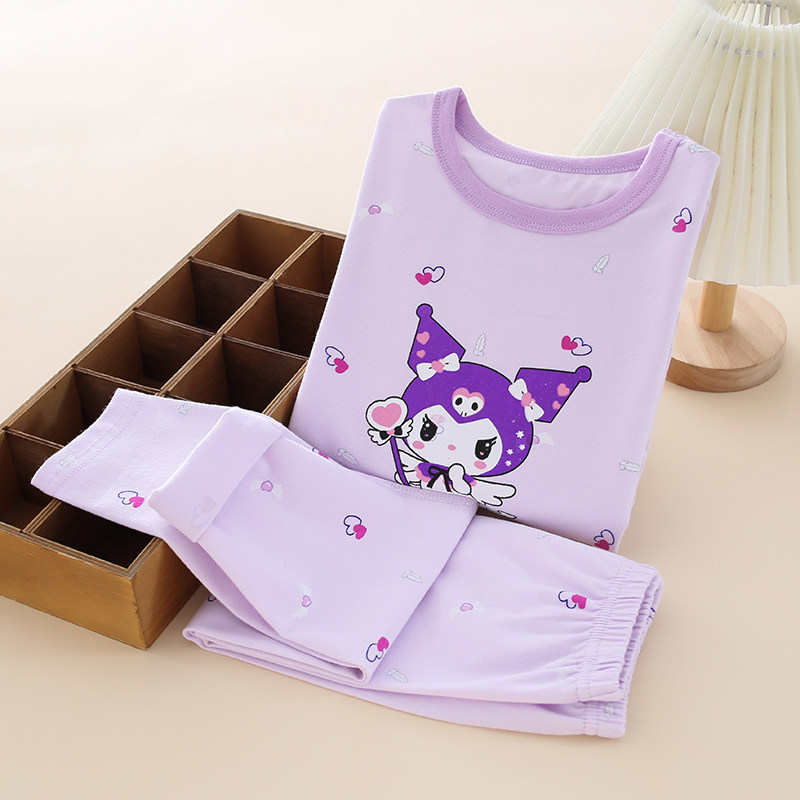 女童秋衣秋裤全棉儿童内衣套装女宝宝棉毛衫打底保暖睡衣女孩线衣,淘宝优惠券,粉丝福利购,淘宝优惠卷