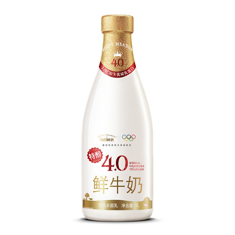 【肖战推荐】每日鲜语高端4.0鲜牛奶1L*1瓶+3.6全脂鲜奶1L*2大瓶