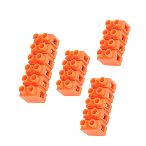 H2519快速接线端子座2/3/4/5/6/8/10/12位端子排接线柱电线铜对接 - 图3