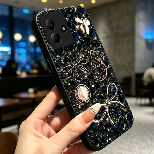黑色满钻镶钻适用Redmi红米Note17手机壳软壳11+奢华10硅胶10 /2026年13保护套10水钻K100max防摔8A外壳14R - 图1