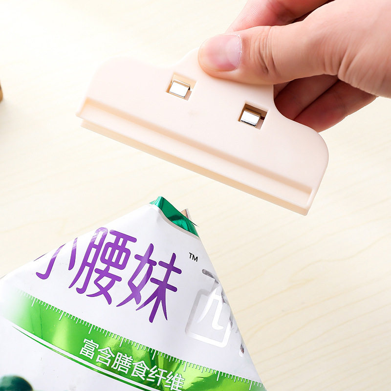 食品袋夹子封口夹奶粉零食夹密封器厨房食物防潮夹薯片牛奶密封夹