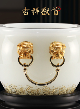 琉璃招财乔迁新居酒柜工艺礼品