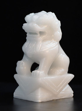 家居客厅办公室招财石狮子装饰品