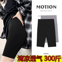 Big Code Pregnant Woman Summer Shorts Women Outside Wearing Underpants Matte Shark Leather Barbie Pants 5 Sub Pants Safety Pants 200 Catty
