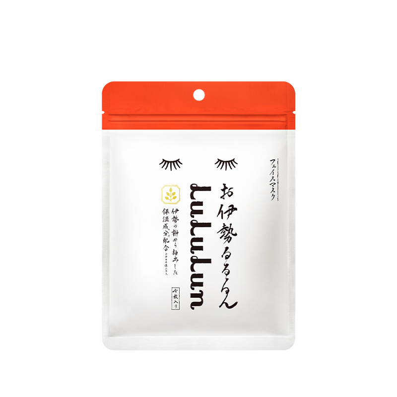 Lululun日本伊势地区限定木香日本面膜 28片 盒 添加角鲨