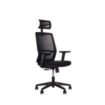 Paige Computer Chair Body Ergonomic Office Chair Staff Chair Can Lift Seat Conference Chair Black head Head Pillow