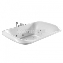 Huamega Embedded Massage Shower Bath bathtub Packaged Metropolitan minimalist style bathtub Multi-functional makeup Room