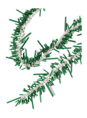 1h可退 潮奢 Dries Van Noten 德赖斯 范诺顿 女士 刺绣丝巾铜制