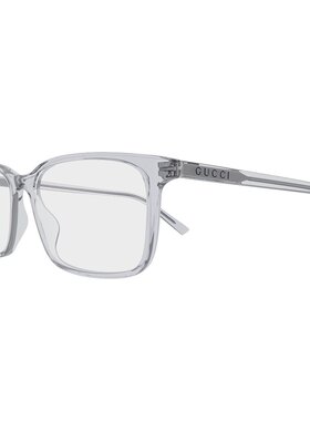 GUCCI 男士眼镜 GG1997O004 CO 古驰 白色几何平光镜