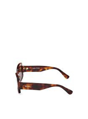 MAX MARA 女士眼镜 MM014052E CO 棕色 矩形框太阳镜配饰
