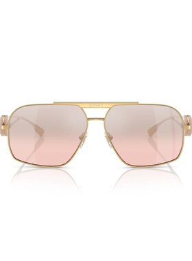 1h可退 VERSACE 女士太阳镜 VE226910027E CO 金色 VERSACE Sungl